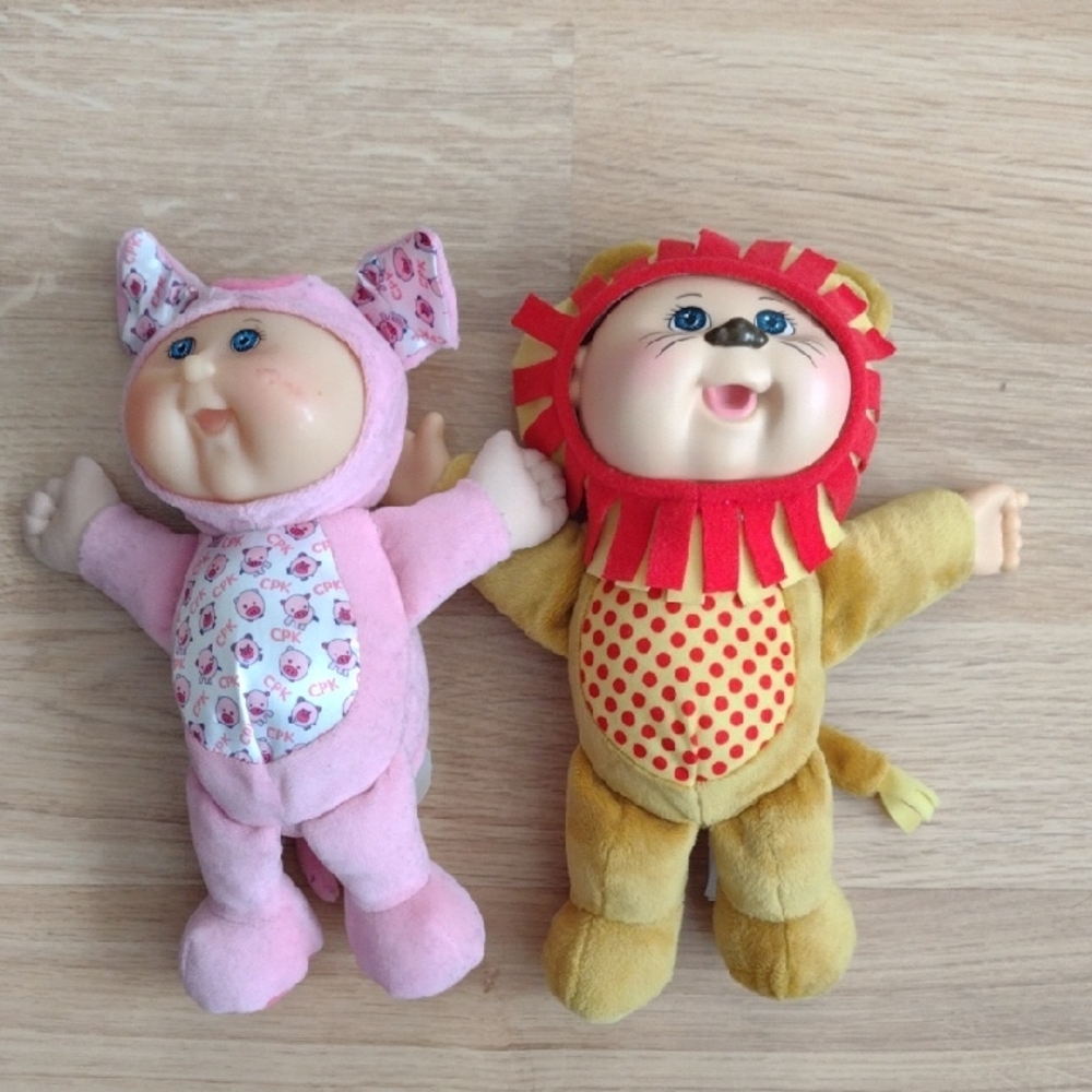 Cabbage Patch Kids in Pig & Lion Costume 10" Tall